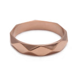 Faceted Ring Rose Gold