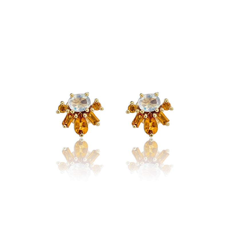 Sunshine Cluster Earrings